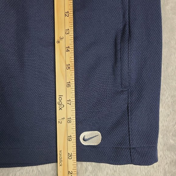 Vintage Nike‎ Shorts Men Size Xl Blue Drawstrings  Basketball Swoosh Oversize - Picture 7 of 10